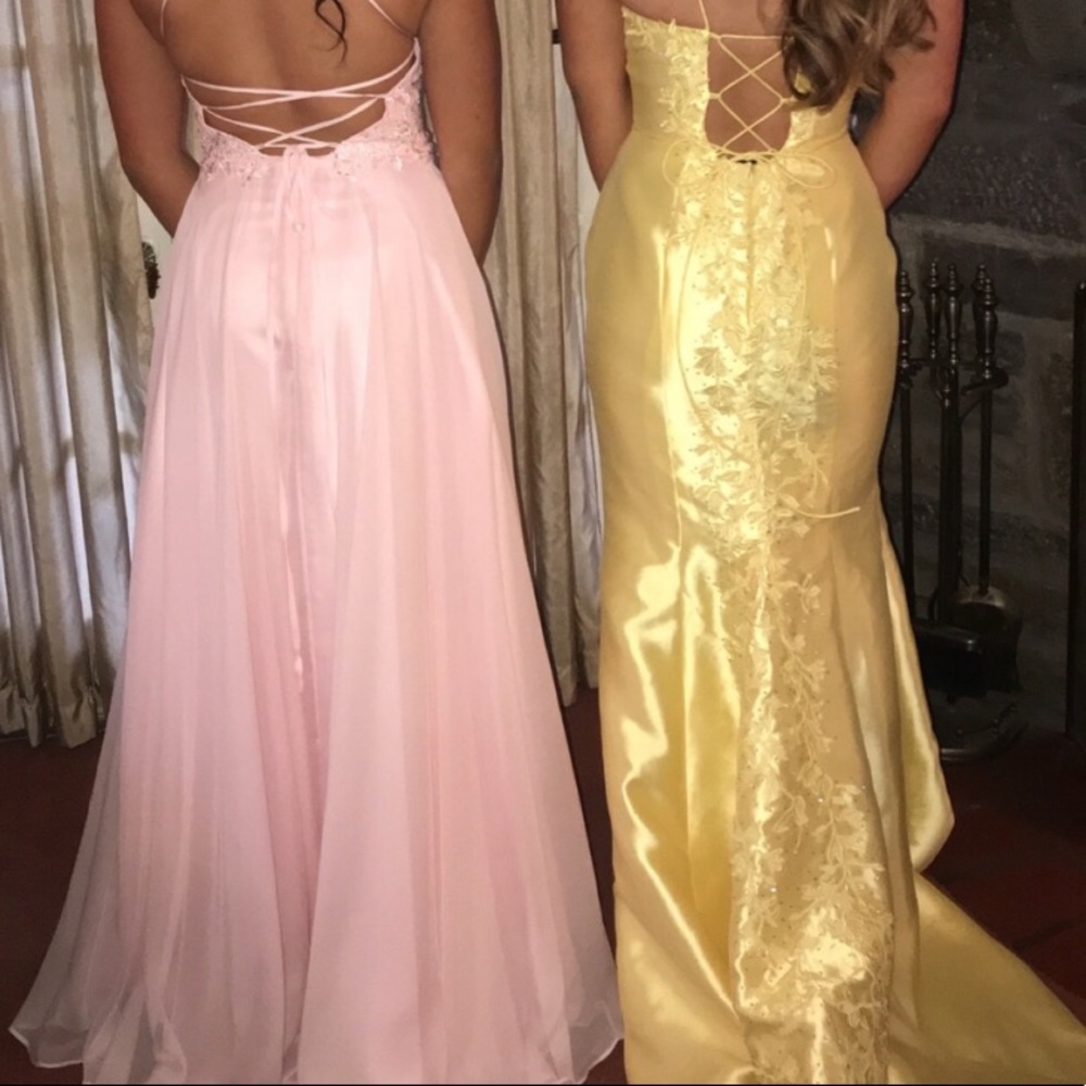 Yellow Sherri hill Prom dress ONLY WORN ONCE!!!